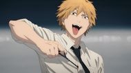 Denji taunting Katana Man as seen in anime (Image credit: MAPPA Studio)